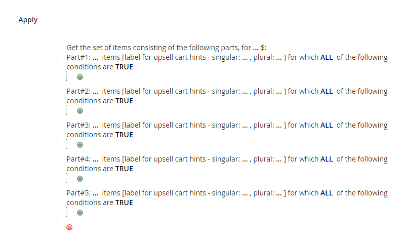 The bundle fields shown up empty.
